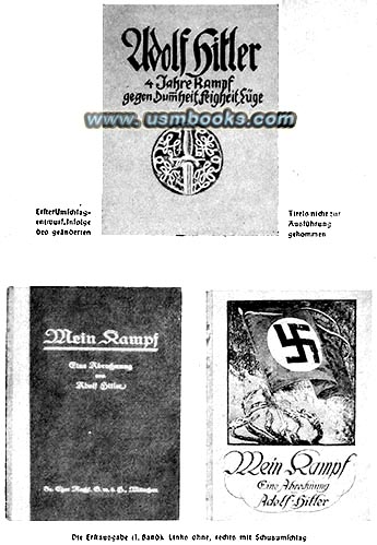 Mein Kampf early editions
